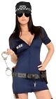 Women Cosplay Sexy Police Costume Halloween Fancy Dress Officer Cop Uniform