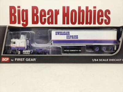 New 1/64 DCP 60-1025 Kwikasair of Australia KW K100 W/3 Axle Vintage Van Trailer - Image 1 of 4