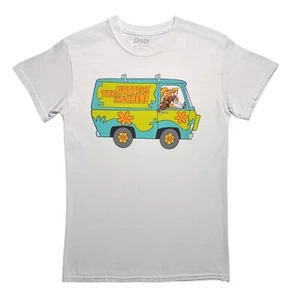 T-shirt Scooby Doo manica corta The Mystery Machine taglia S bianca - Foto 1 di 6