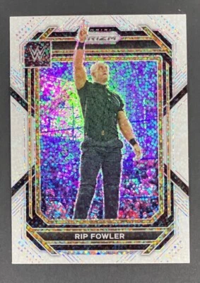 2023 Panini Prizm WWE White Sparkle Prizm Rip Fowler #164 Rookie - Image 1 of 2