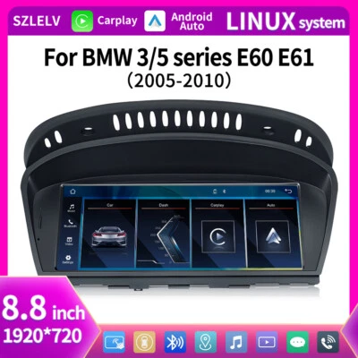 Applicable to BMW 5 Series E60, E61 CCC CIC, Linux system, 8.8-inch IPS - Image 1 of 4