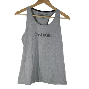 NWT - Calvin Klein Women's Grey Razorback Pajama Tank, Size Medium - Picture 1 of 5