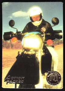 Tarjeta de carreras McDonalds Bill Elliott #Mc19 1995 llena de acción - Imagen 1 de 2