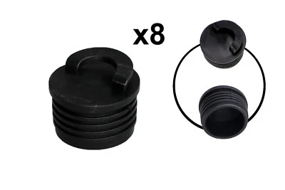 Pactrade Marine 8PCS Boat Kayak Dinghy Canoe Large Scupper Plug Rubber 1 5/8''