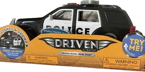 NEW Driven By Madison Battat Toy 3+ Police SUV Lights & Sirens Sound 7" X 3" - Picture 1 of 7