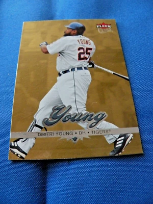 2006 Fleer Ultra Gold Parallel Dmitri Young Detroit Tigers #161 0.10S&H - Image 1 of 2