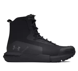Under Armour 3027381 UA Men's VALSETZ 8-inch Black Tactical Military Boots - Picture 1 of 5