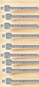 10 Pack General Tools 305ME Flexible Stainless Steel Precision Rule 6" / 150 mm - Picture 1 of 1