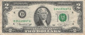 United States 2 Dollars 1976 - Picture 1 of 2