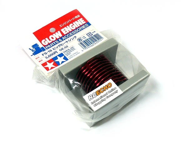 Tamiya Glow Engine Parts & Accessories FS-18 Over-Size Heat Sink Head 41052 - Image 1 of 1