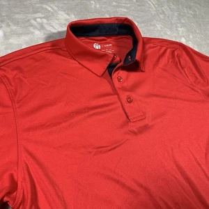 Chick Fil A Polo Uniform Shirt Mens Medium Red Oobe Team Style Polyester - Picture 1 of 7