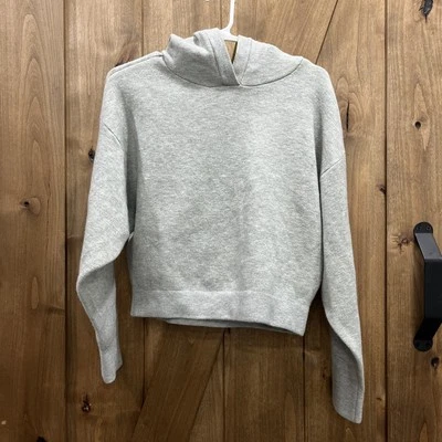 Suéter con Capucha Recortada Gris Suave Maeve Anthropologie Para Mujer XS James Nuevo sin Etiquetas Foto 1 de 4