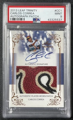 Hoja Trinity Carlos Correa 2013 #CC1 PW parche automático... PSA 9 Foto 1 de 2