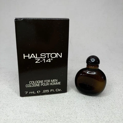 Halston Z-14 para hombres 0,25 oz / 7 ml Colonia Splash-On Mini NUEVO Fórmula de colección Foto 1 de 4