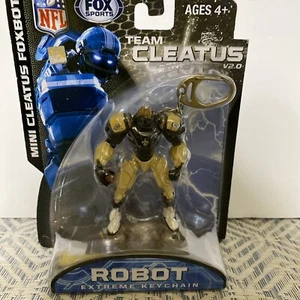 FOX Sports Keychain New Orleans Saints NFL Robot Extreme Keychain New Fast Ship - Picture 1 of 6