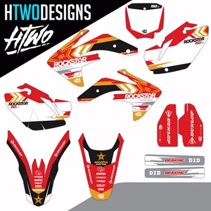 KIT GRÁFICO CRF150 GRÁFICOS MOTOCROSS MX CALCOMANÍAS CRF 150R / PEGATINAS MOTO CROSS - Imagen 1 de 5