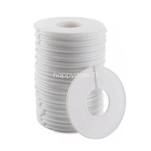 50/100x Blank Closet Size Dividers Round Clothing Rack Organizer Home Shop Favor - Picture 1 of 7