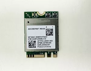 New Genuine Hp Wireless WiFi card AW-CB375NF REV05 L44431-002 - Picture 1 of 3