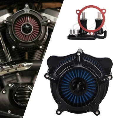 Filtro de purificador de ar Spike para Harley Road King FLHRC Electra Glide FLHTCU FLHTK - Imagem 1 de 4