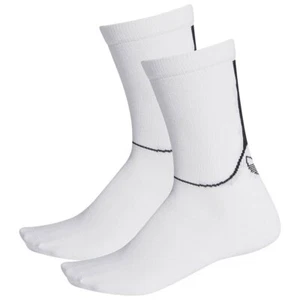 ADIDAS ORIGINAL SPORT CREW SOCKS 2PACK 2 PAIRS - WHITE FM0715 - UNISEX UK2.5-5 - Picture 1 of 11