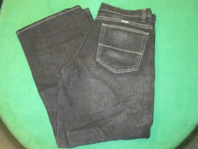 Wrangler Youth size 16 Husky Black with White Stitching Western Denim Jeans - Image 1 of 4