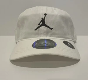 Nike Air Jordan Jumpman Snapback Hat Kids Youth White Adjustable Cap NWT - Picture 1 of 17