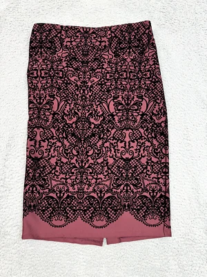 Юбка Eci женская L фиолетовая черная бархатная парча темная романтическая прихоть ведьма - Изображение 1 из 4