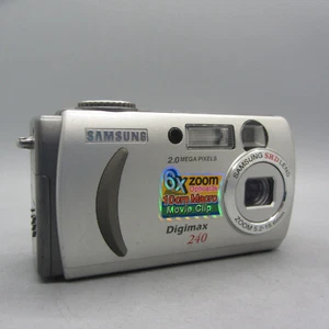 Samsung Digital Camera Digimax 240 2.0MP Silver Tested - Picture 1 of 8