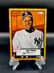 💥RARE💥 Joe Torre /25 - Topps Platinum Anniversary - Orange/Yellow #700