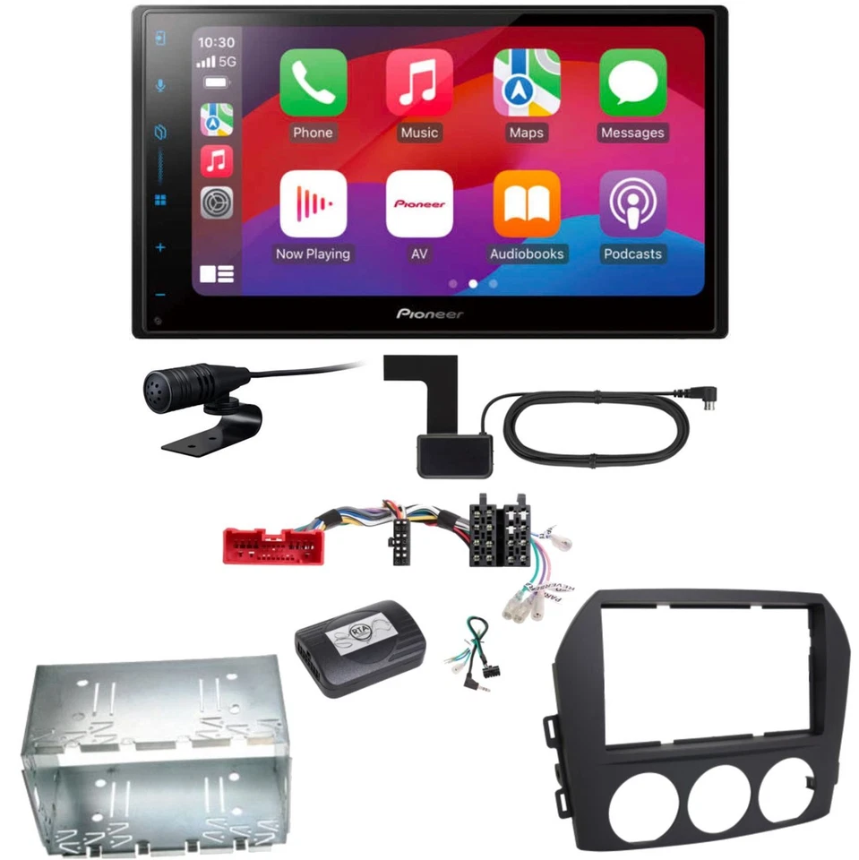 Pioneer SPH-DA77DAB CarPlay Android Auto DAB+ Einbauset für Mazda MX-5 NC - Bild 1 von 1