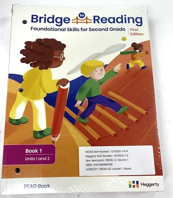 5 Copies of Heggerty Bridge to Reading 2nd Grade Read Book 1 - Units 1 &2 - Image 1 of 4