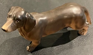 VTG UCAGCO DACHSHUND FIGURINE STANDING 4.5"H X 8"W JAPAN - Picture 1 of 7