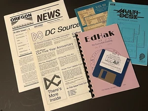 EdHaK w/Disk Atari ST etc + Manuals Newsletters DC Source MultiDesk UIS III RARE - Picture 1 of 8