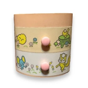Mini caja baratija vintage SANRIO My Melody Japón cajones de escritorio Kawaii años 70 Japón - Imagen 1 de 15