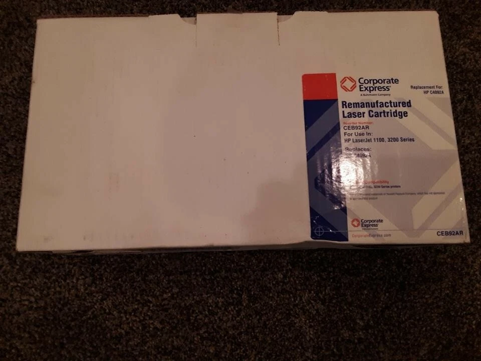 Cartucho láser remanufacturado Corporate Express CEB92AR reemplaza HP C4092A  Foto 1 de 1
