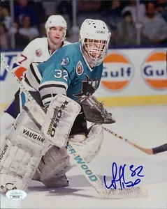 Arturs Irbe San Jose Sharks Signed 8x10 Glossy Photo JSA Authenticated - Picture 1 of 2