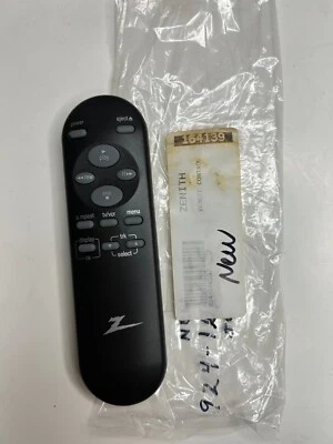 Zenith SC354 / 924-10055 VCR Remote Control, Black - OEM NOS for VCP354 +more - Image 1 of 2