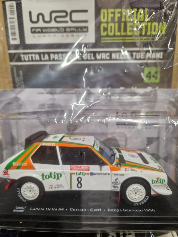 Lancia Delta S4 Rallye  Sanremo 1986 - Wrc Collection Rally- Die Cast 1/24 - Immagine 1 di 4