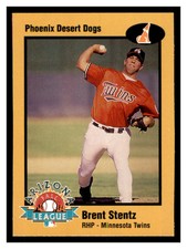 1998 Arizona Fall League Prospects Gold #22 BRENT STENTZ Phoenix Desert Dogs