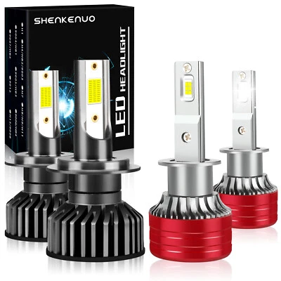 Combo de faros LED de haz alto bajo bombillas brillantes 6000K para Renault Logan 2015-2019 Foto 1 de 4