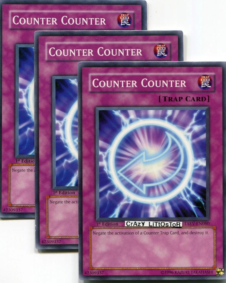 3 X YU-GI-OH COUNTER COUNTER 1ST ED COMMON MINT TAEV-EN080 - Image 1 of 1
