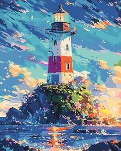 Paint by Numbers Kit DIY Canvas Painting Set for Adults Kids Home Decor Gift - Picture 1 of 9