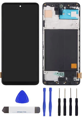 LCD Display Incell Bildschirm Set Touchscreen Rahmen f. Samsung Galaxy A51 A515F
