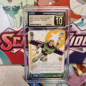 CGC 10 Pristine Weiss Schwarz Pixar Buzz Lightyear PXR S94-035 Rare - SHIPS FAST - Bild 1 von 2
