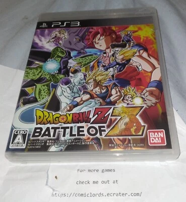 Dragon Ball Z Battle of Z (Sony PlayStation 3, 2014) PS3 Japan Import - Image 1 of 4