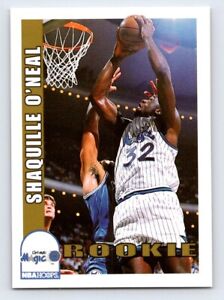 1992 93 Hoops SHAQUILLE O'NEAL RC #442