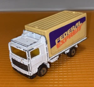 Vintage 1981 Matchbox Volvo Federal Express Truck Rare Original Old Car FreeShip - Picture 1 of 8
