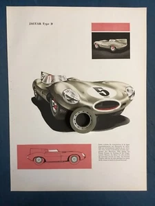 Rarissima Stampa JAGUAR TYPE D 1956 - Picture 1 of 1