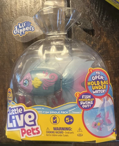 Little Live Pets ♡ Lil' Dippers, Princessa ♡ Interactive Toy Fish ♡ Neon Edition Cover