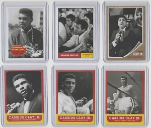 RARO SET 12 CARTE TOPPS CASSIUS CLAY/MUHAMMAD ALI n. 1-12 Inc Campione del Popolo - Foto 1 di 4